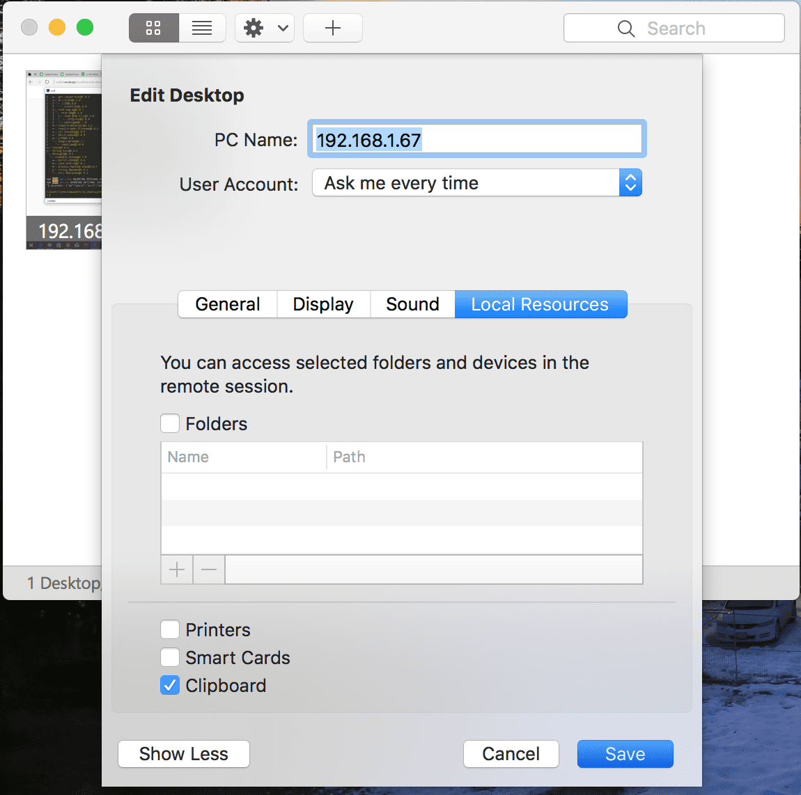 Mac remote desktop 10